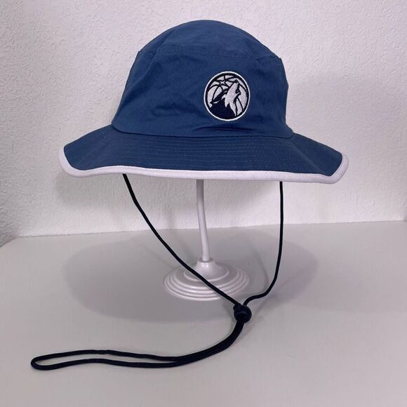 Minnesota Timberwolves Basketball Blue Bucket Hat - Picture 1 of 5